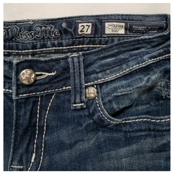 Miss Me Boot Cut Jeans - Picture 3 of 5